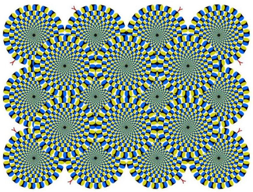 wallpaper illusion. Illusion d#39;optique.