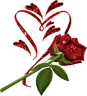 Image coeur rose rouge - COEUR ROSE